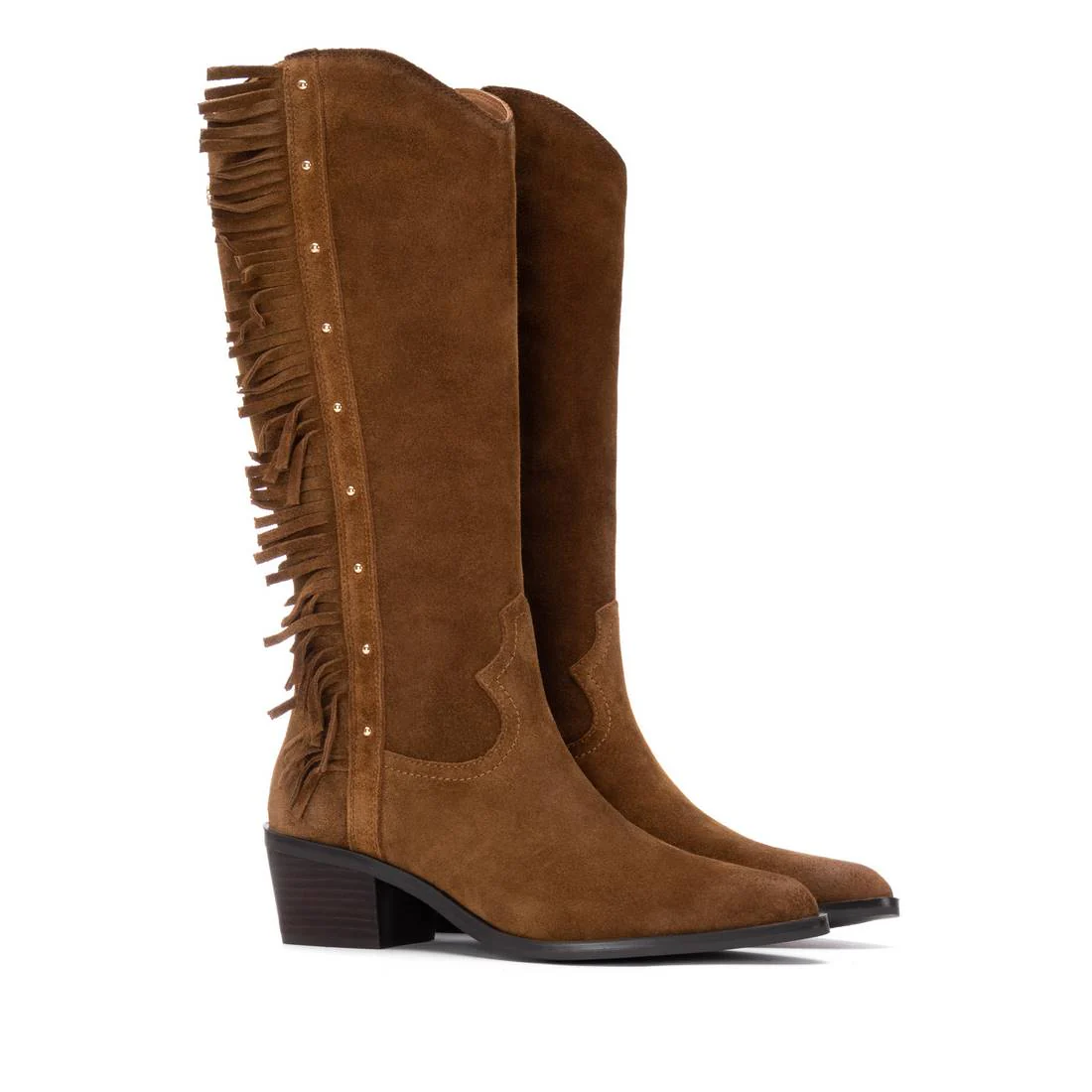Bota de mujer con tacón Carmela 16266401 - Image 4