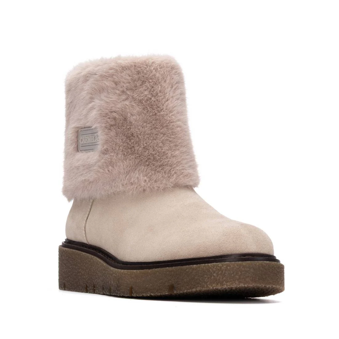 Botin de mujer plano Carmela 16267102 - Image 3